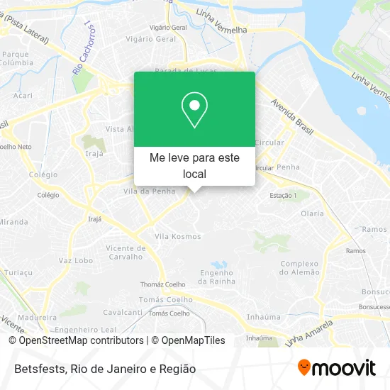 Betsfests mapa
