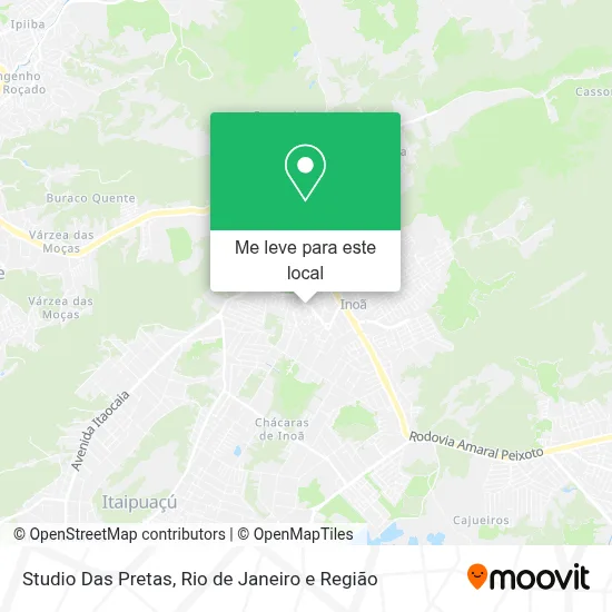Studio Das Pretas mapa
