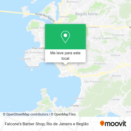 Falcone's Barber Shop mapa