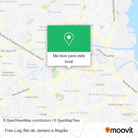 Free Log mapa