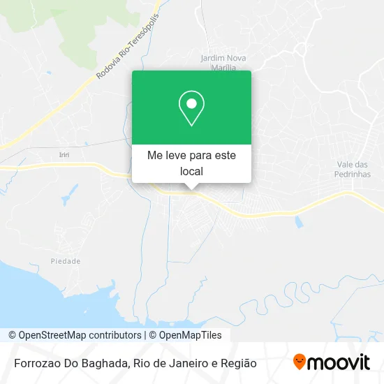 Forrozao Do Baghada mapa
