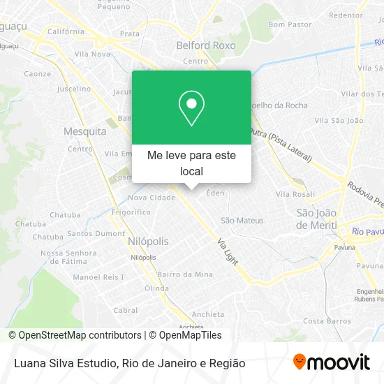Luana Silva Estudio mapa