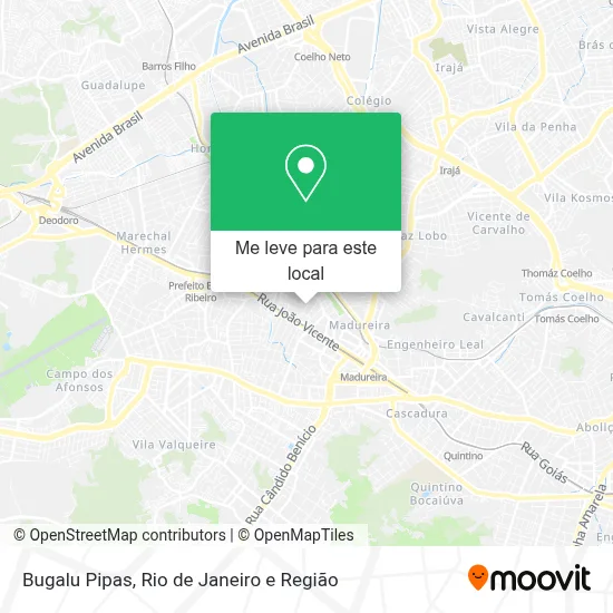 Bugalu Pipas mapa