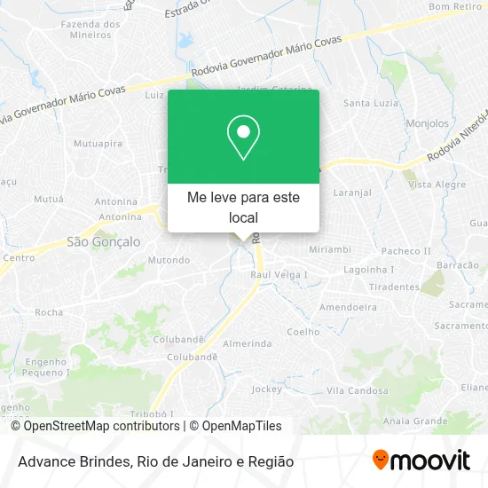 Advance Brindes mapa