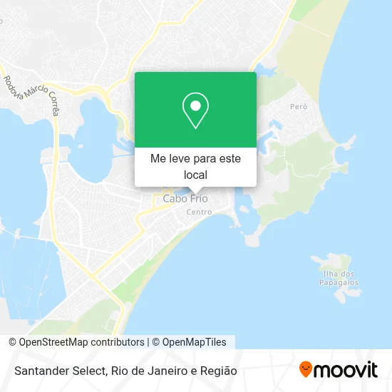 Santander Select mapa