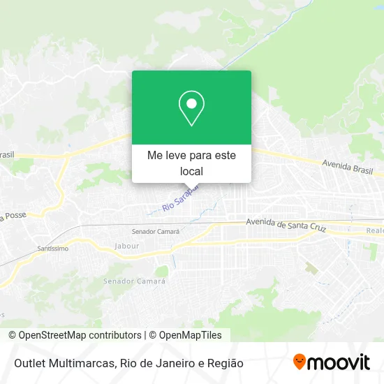Outlet Multimarcas mapa