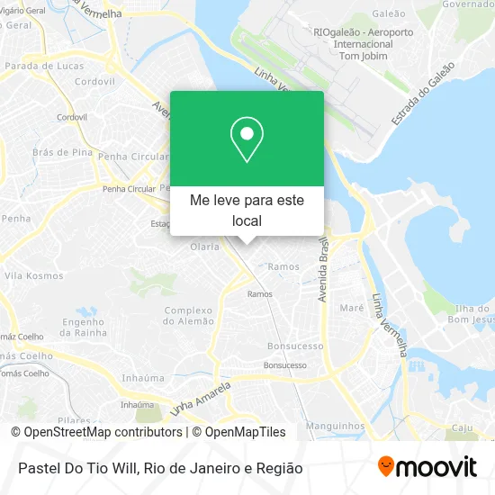 Pastel Do Tio Will mapa