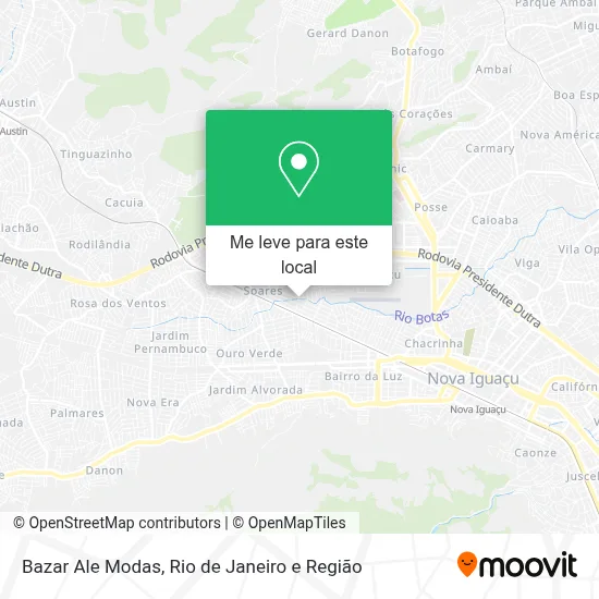 Bazar Ale Modas mapa