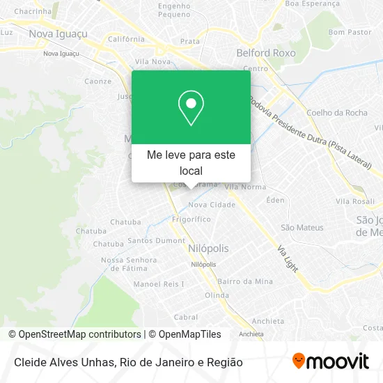 Cleide Alves Unhas mapa