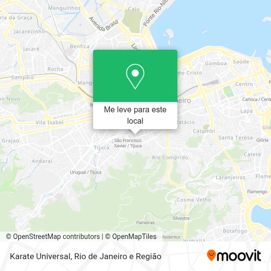 Karate Universal mapa