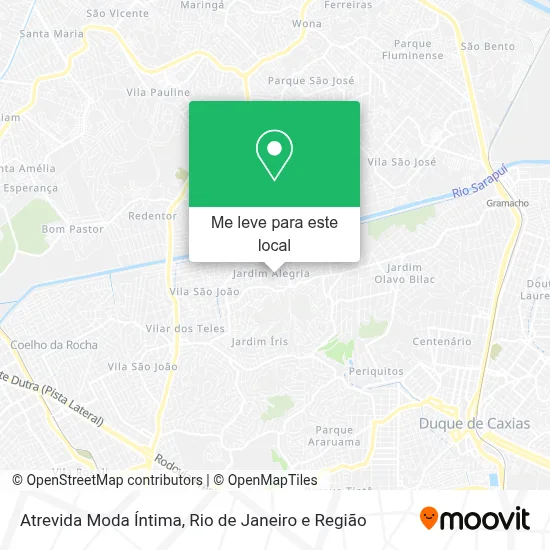 Atrevida Moda Íntima mapa