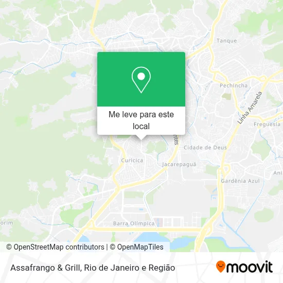 Assafrango & Grill mapa