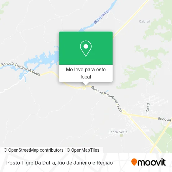 Posto Tigre Da Dutra mapa