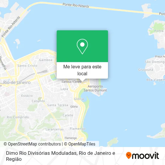 Dimo Rio Divisórias Moduladas mapa