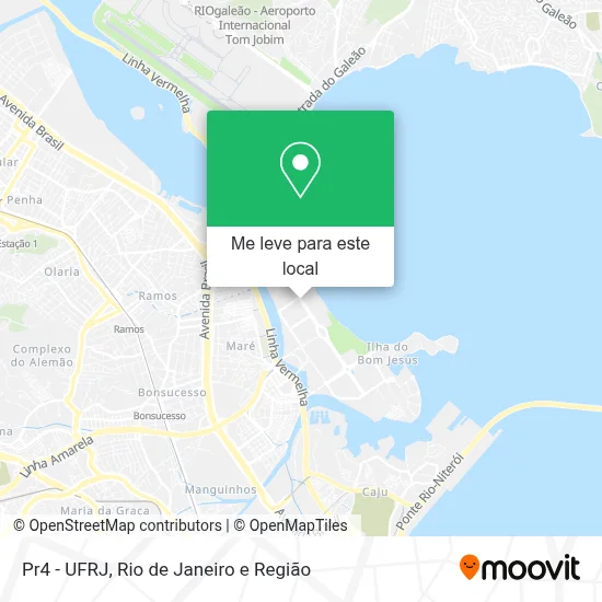 Pr4 - UFRJ mapa