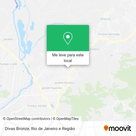 Divas Bronze mapa