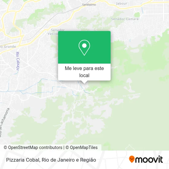 Pizzaria Cobal mapa