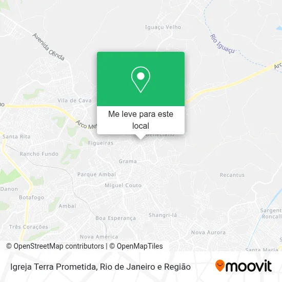 Igreja Terra Prometida mapa