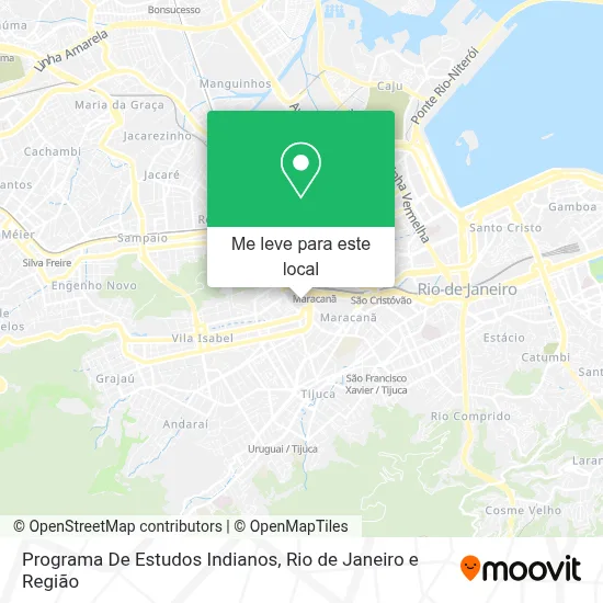 Programa De Estudos Indianos mapa