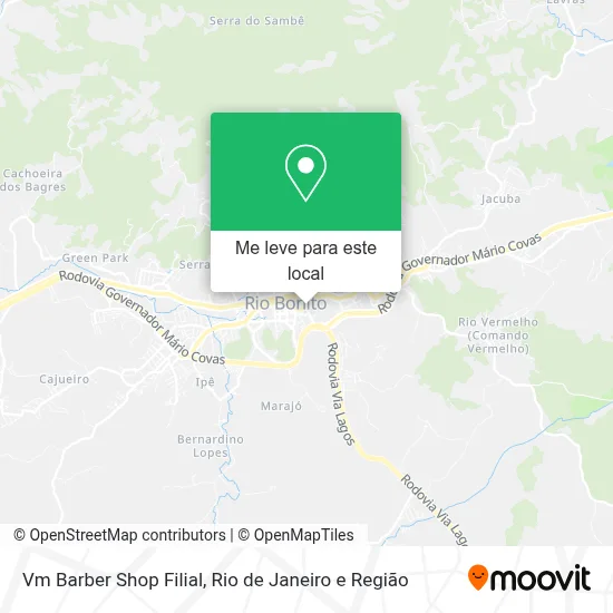 Vm Barber Shop Filial mapa