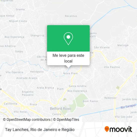 Tay Lanches mapa