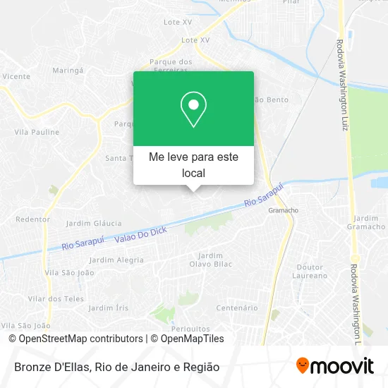 Bronze D'Ellas mapa