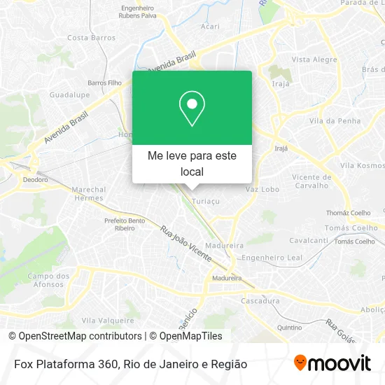 Fox Plataforma 360 mapa