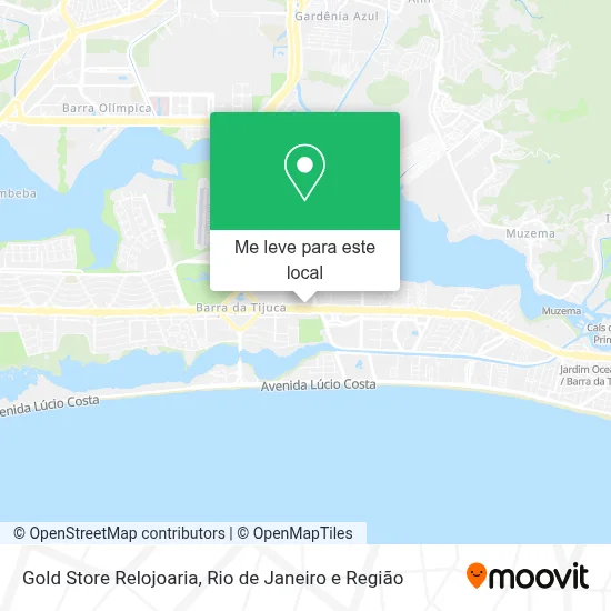 Gold Store Relojoaria mapa