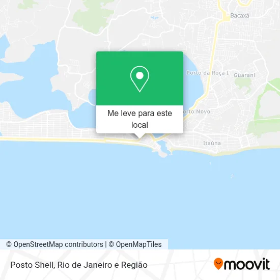 Posto Shell mapa