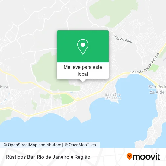 Rústicos Bar mapa