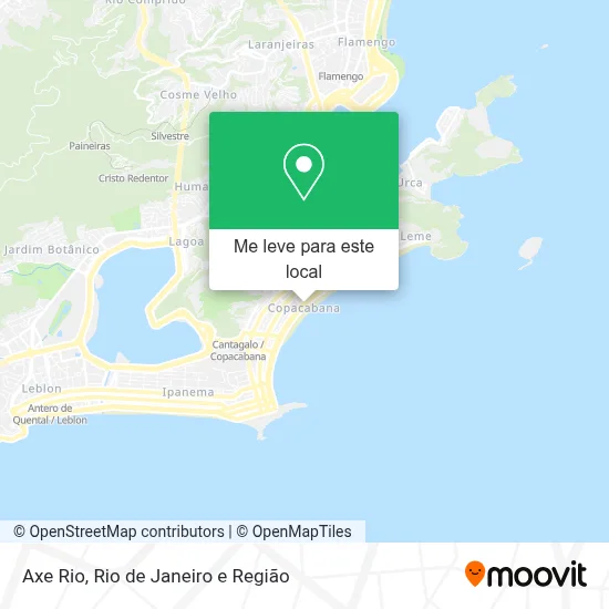 Axe Rio mapa
