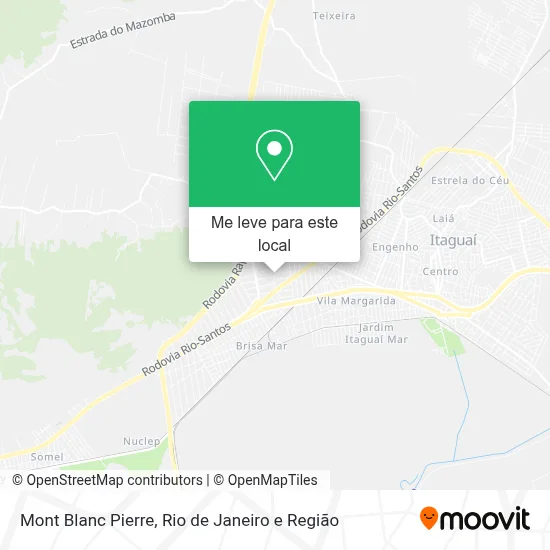 Mont Blanc Pierre mapa