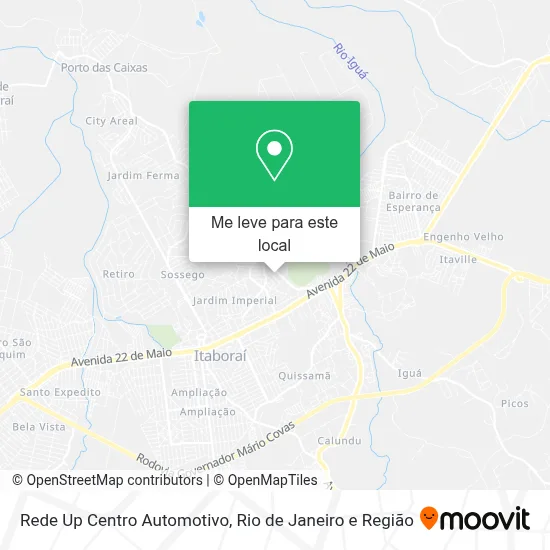 Rede Up Centro Automotivo mapa