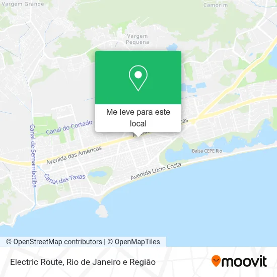 Electric Route mapa