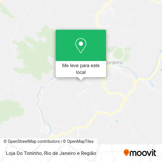 Loja Do Toninho mapa