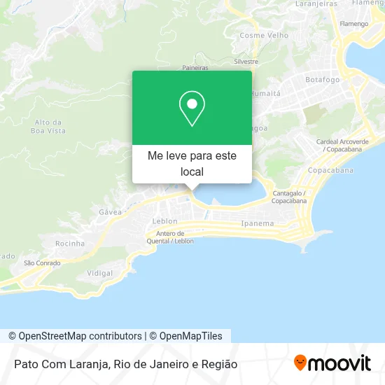 Pato Com Laranja mapa