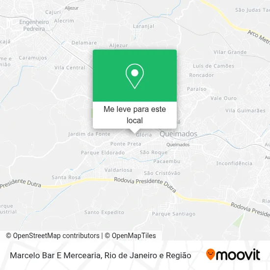 Marcelo Bar E Mercearia mapa