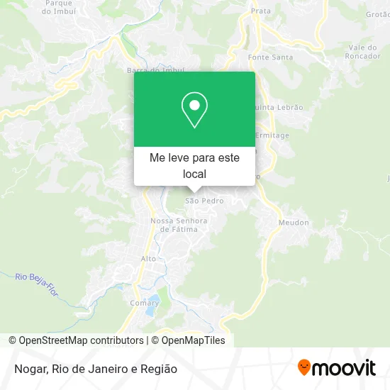 Nogar mapa