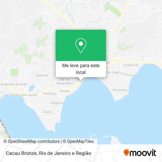 Cacau Bronze mapa
