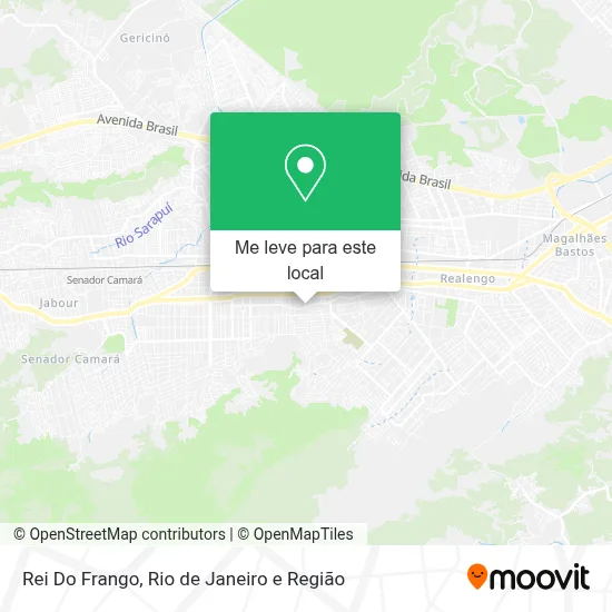 Rei Do Frango mapa
