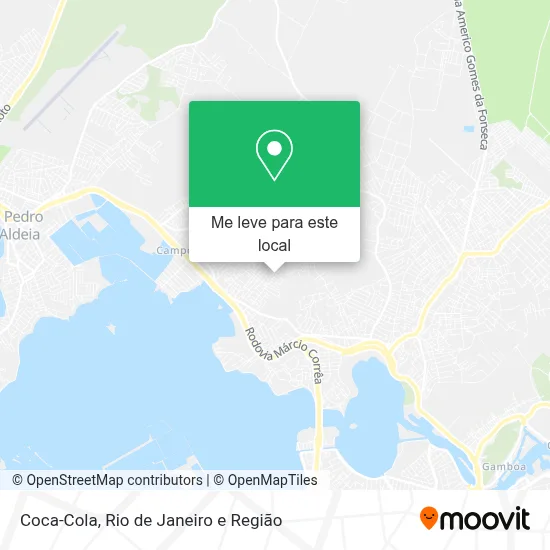 Coca-Cola mapa