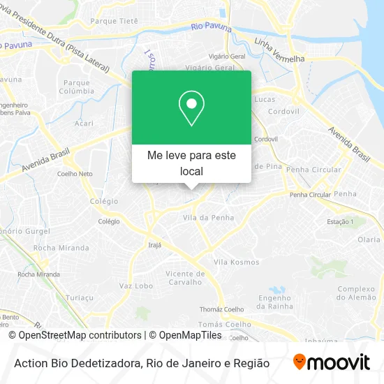 Action Bio Dedetizadora mapa
