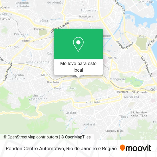 Rondon Centro Automotivo mapa