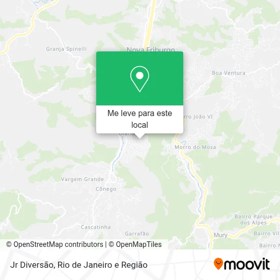 Jr Diversão mapa