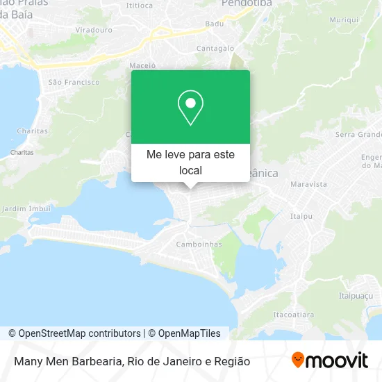 Many Men Barbearia mapa