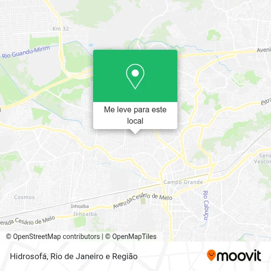 Hidrosofá mapa