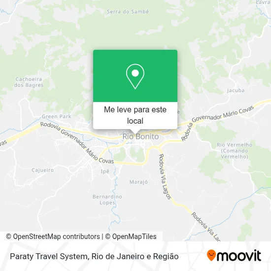 Paraty Travel System mapa