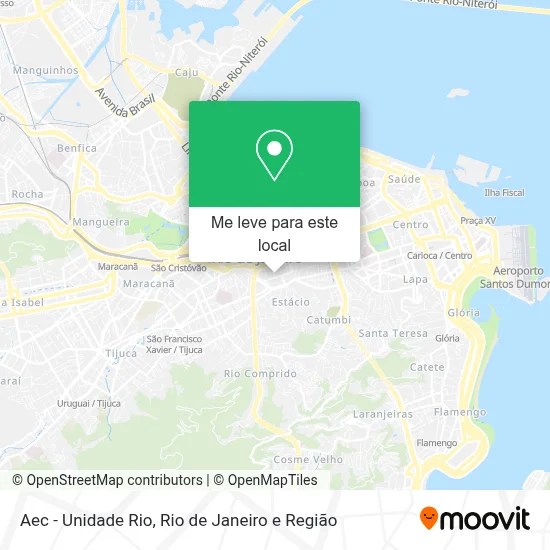 Aec - Unidade Rio mapa