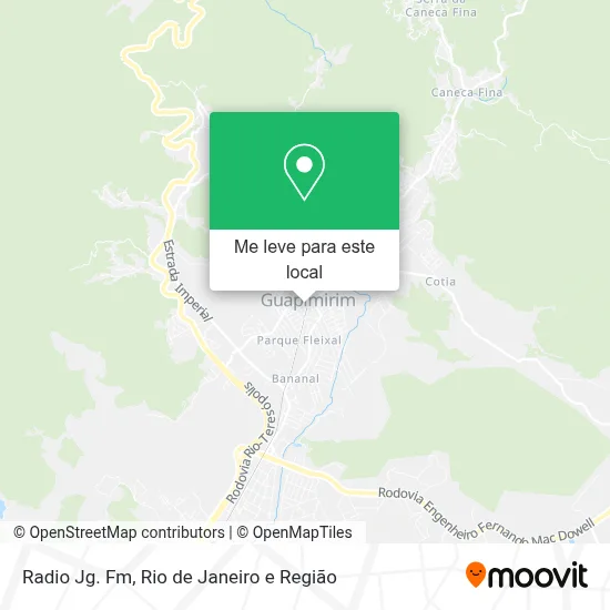 Radio Jg. Fm mapa