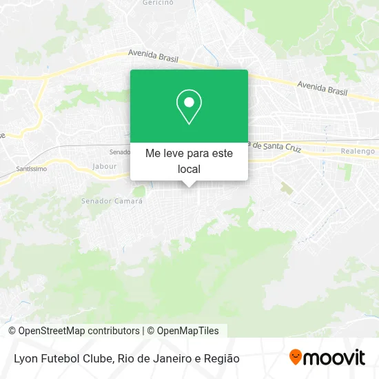 Lyon  Futebol Clube mapa